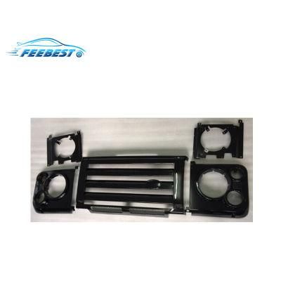 Svx Black Svx Silver Feebest Grille Kit for Range Rover Defender 1996+