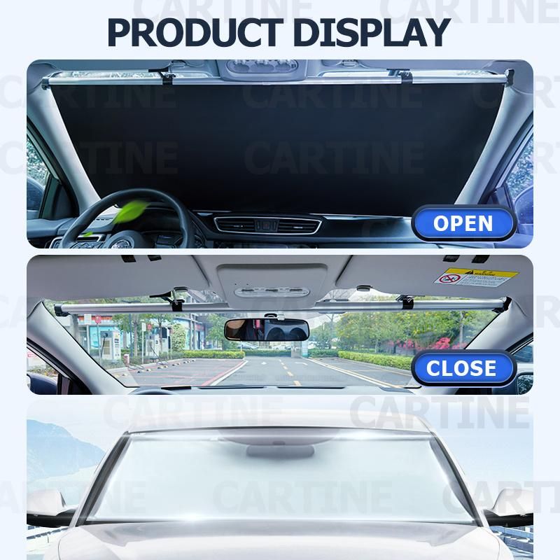 Front Car Sunshade, Front Window Shield Sunshade, Car Front Window Shield Sun Shades 95cm