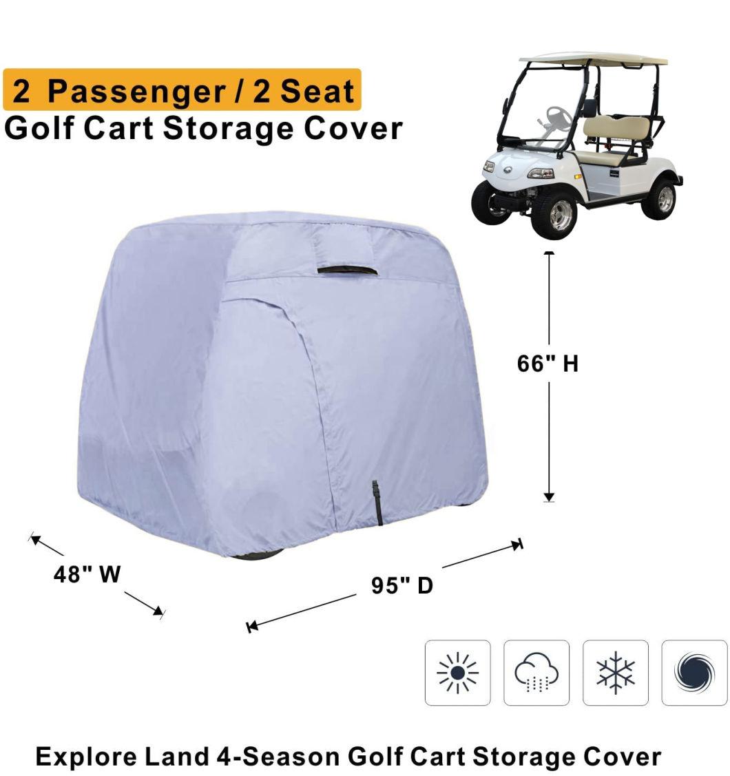 Heavy Duty Waterproof Patio Outdoor Golf Cart Rain Cover