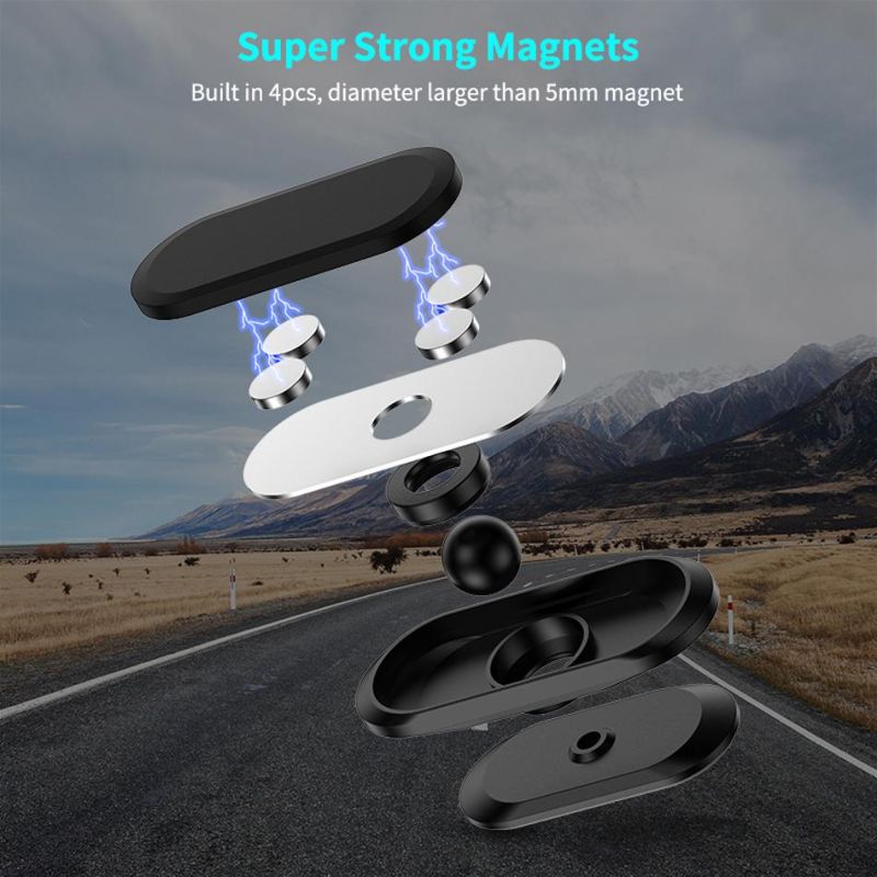 Magnetic Phone Car Mount Strong Magnet Air Vent Mount 360 Degree Rotation Car Phone Holder Whosale