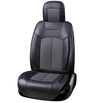 Universal 5D Protective Non-Slip PU Leather Front Seat Cover