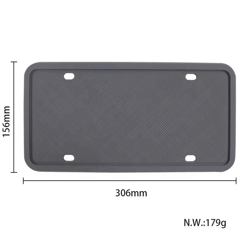 Wholesale Standard New Customized Car Number License Plate Frame Silicone License Plate Cover