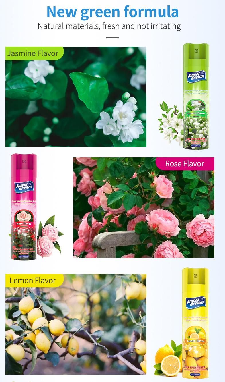 Rose Fragrance Air Freshener Spray