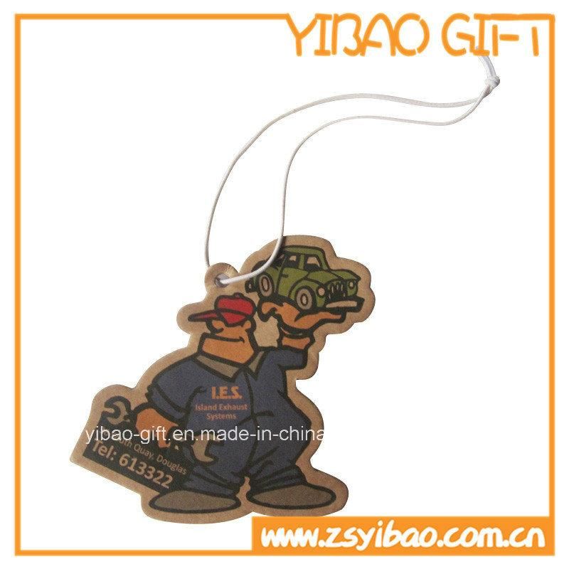 Custom Paper Air Freshener with White String (YB-AF-04)