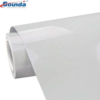 80 Micron/120g Car Sticker Self-Adhesive Vinyl for Eco Solvent Printing