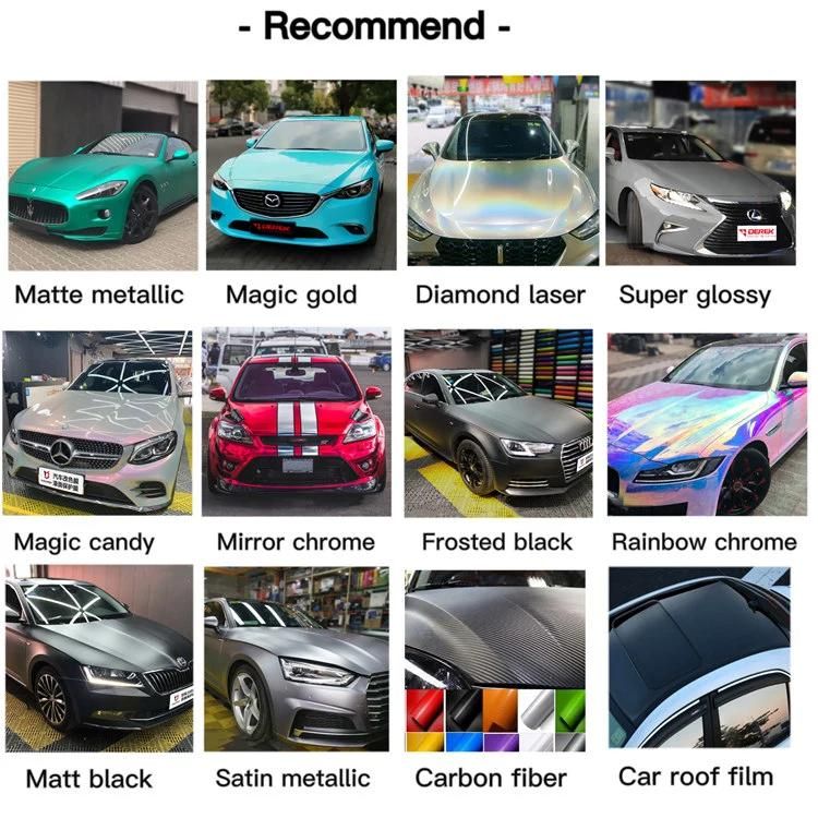 Wholesale High Quality Glossy White Super Glossy Crystal Car Wrap Film Car Wrap Car Body Wrapping Vinyl Film Auto Vinyl Rolls