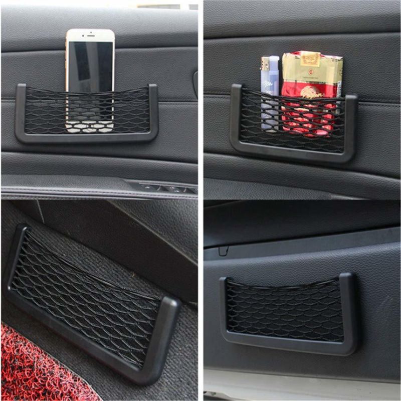 Car Accessory Seat Side Storage Mesh Organizer