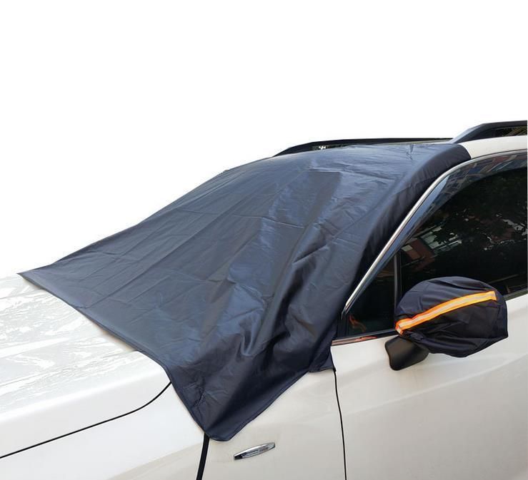 Waterproof Car Cover Breathable Half Top Windscreen Anti UV Snow Dust Sun Shade Protection Snow Protector