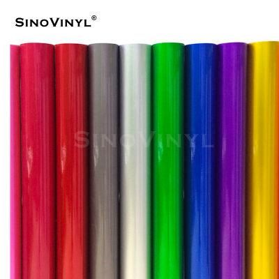 SINOVINYL High Quality Black Chrome Car Body Sticker Design Shiny Gloss Decoration Auto Foil