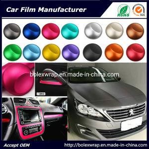 Hot Sell Factory Film Interior Film Decorative Sticker, Adhesive Vinyl Car Matte Chrome Film Size Choose