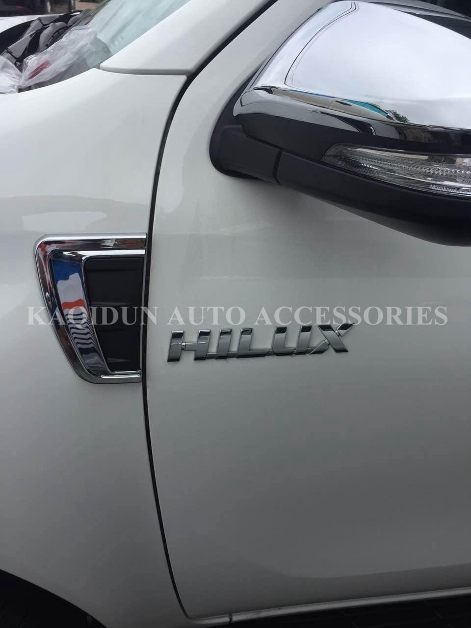 Chrome ABS Side Light Cover for Hilux Revo 2016