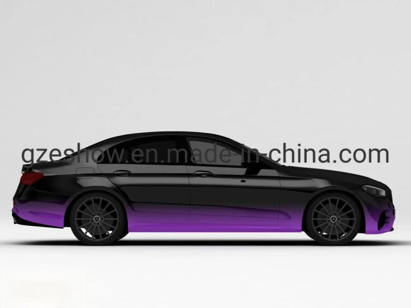 Car Wrap Vinyl Black Purple Car Body Vinyl Wrap Film