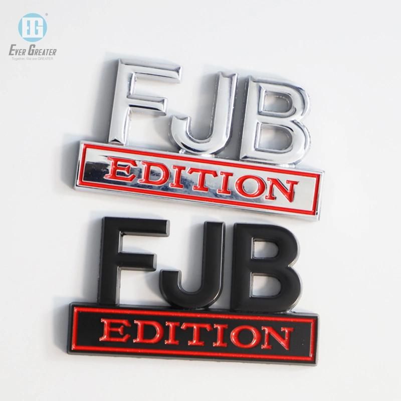 Fjb Car Emblem Badges with Over 25 Years Experience and ISO Certs