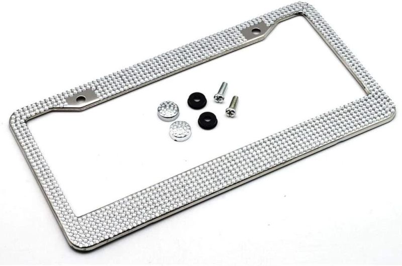 Hot Seller Bling Crystal License Plate Frame Cover for Women