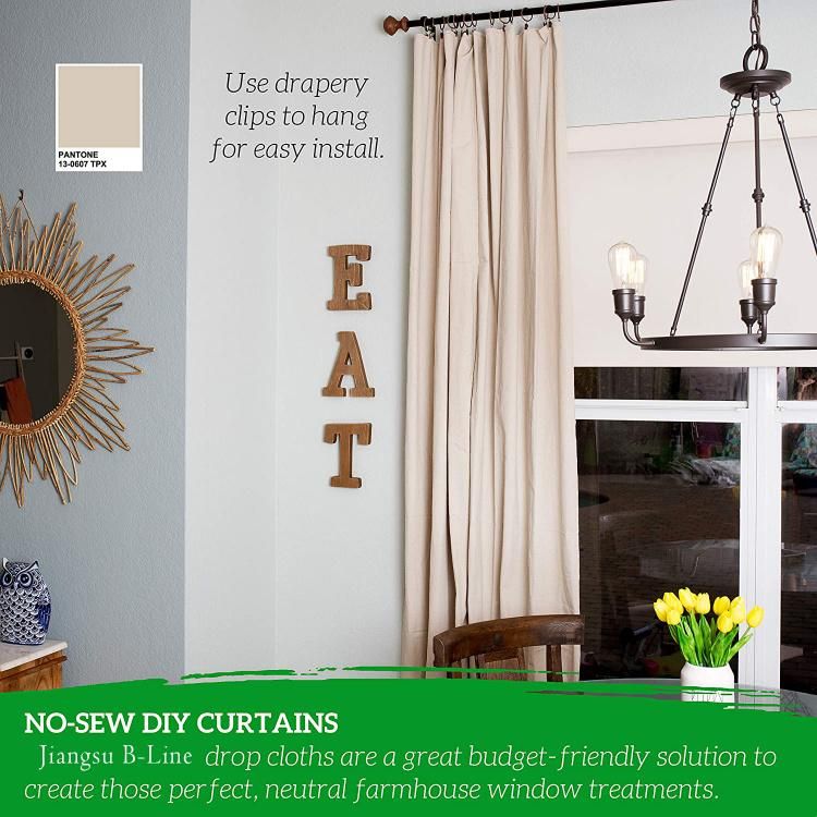 9X12 Canvas Tarp Canvas Fabric Drop Cloth Curtains Drop Cloths for Painting Painters
