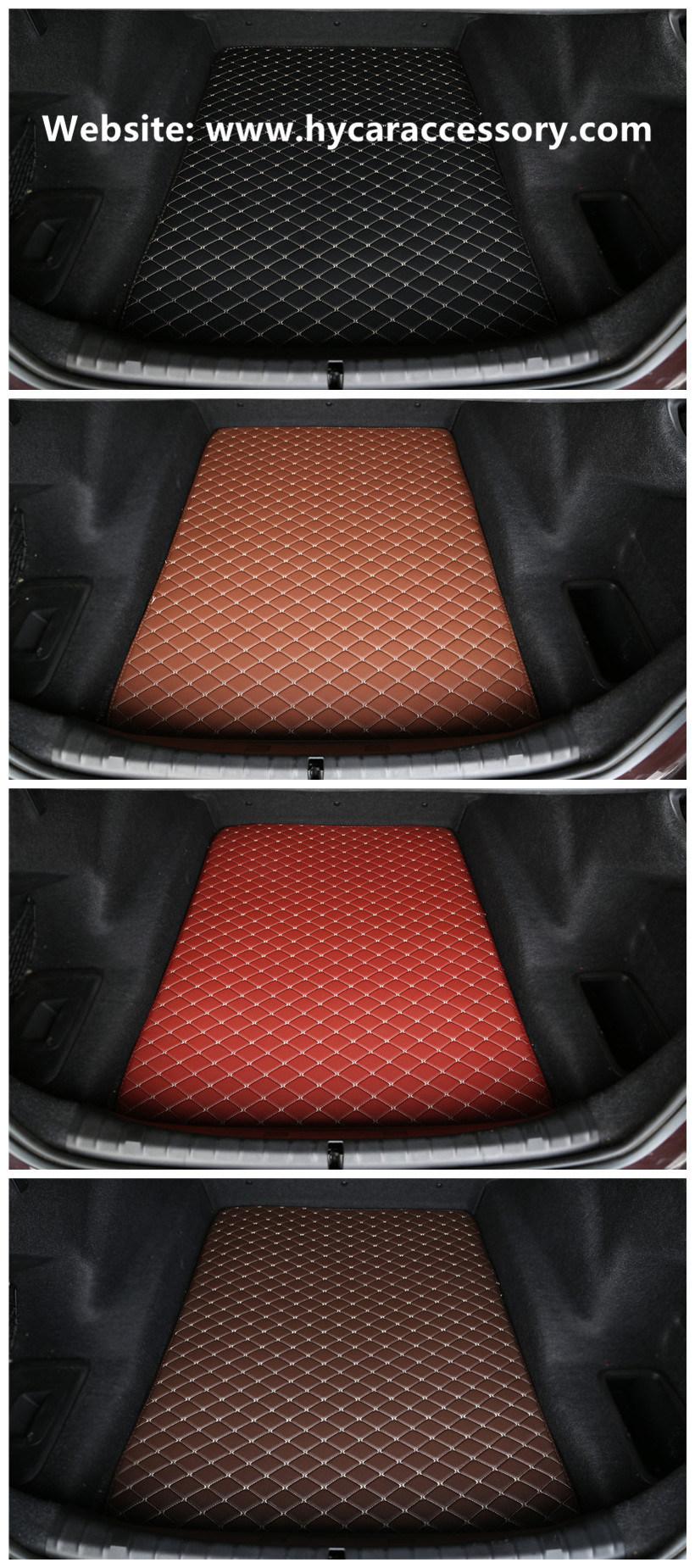 Wholesale Eco-Friendly Wear Special PU Leather Non-Slip Auto Trunk Mat