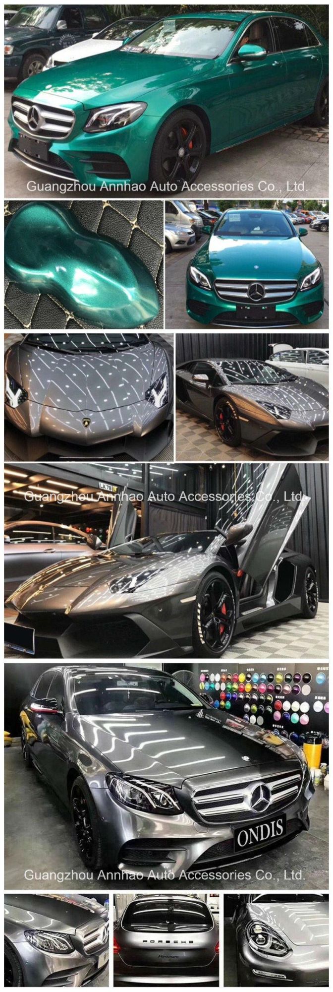 1.52*18m Adhesive Car Body Wrapping Decoration Car Sticker Crystal Super Glossy Vinyl