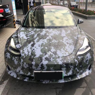 Tsautop 1.52*30m Popular Digital Camoufalge Car Sticker PVC Vinyl Wrap