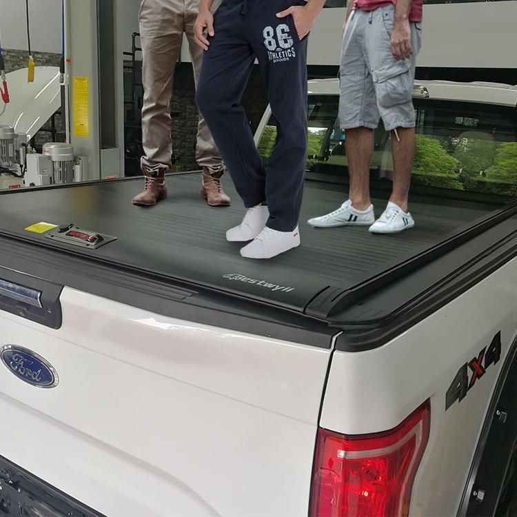 Chinese Manufacture Retractable Tonneau Cover Pickup Truck Bed Cover Roller Lid for Ford Raptor F-150