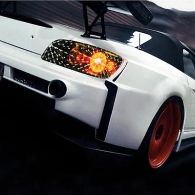 Transparent 3D Headlight Car Lamp Tint Film Car Decorative Film