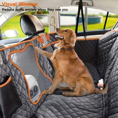 Waterproof Car Seat Cover Car Back Seat with Mesh Window