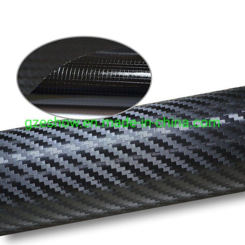 3D Carbon Fiber Black Color Car Decoration Film