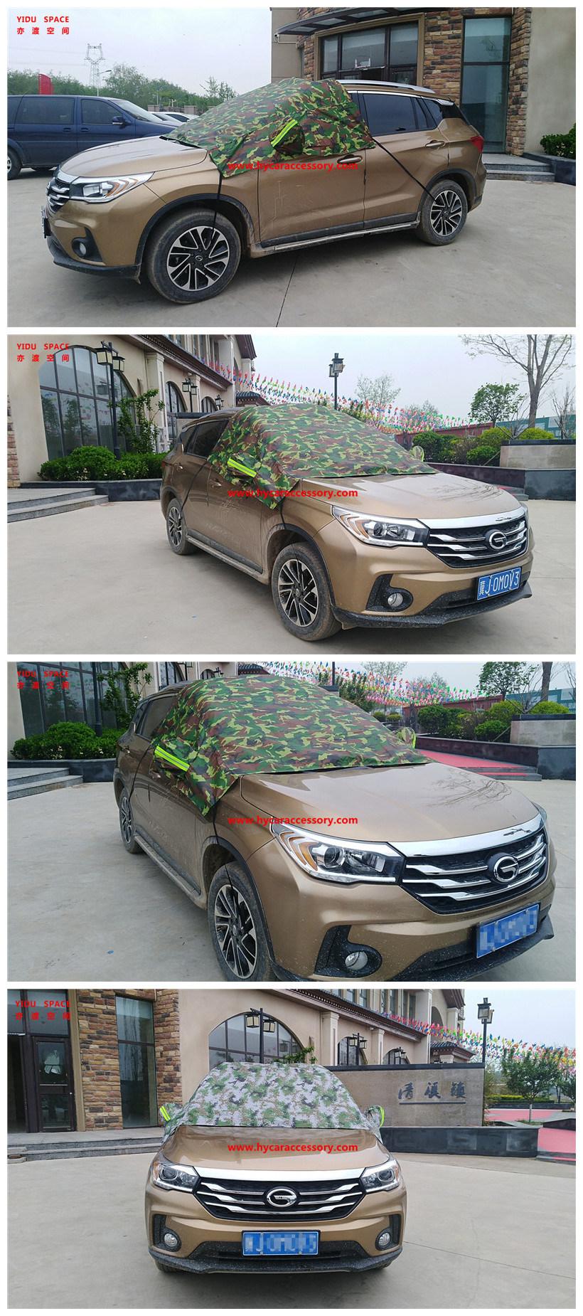 Wholesale Camouflage Waterproof Sunproof Sedan Half Car Cover for SUV