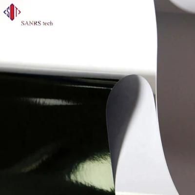 80mic 120g Glossy Black Glue Self Adhesive Vinyl Sticker