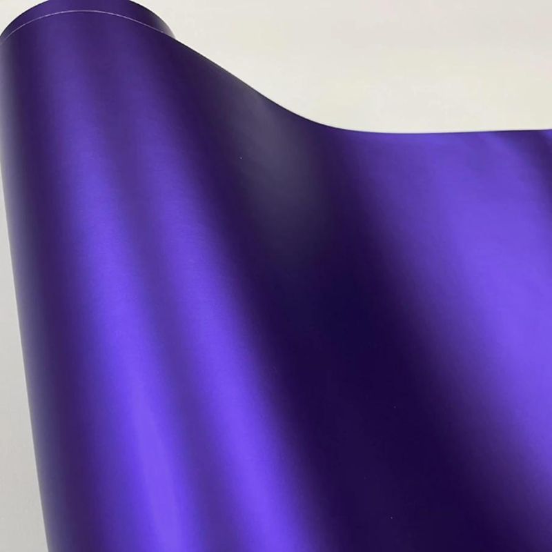 Satin Matte Purple Car Wrap Film Vinyl for Car Body