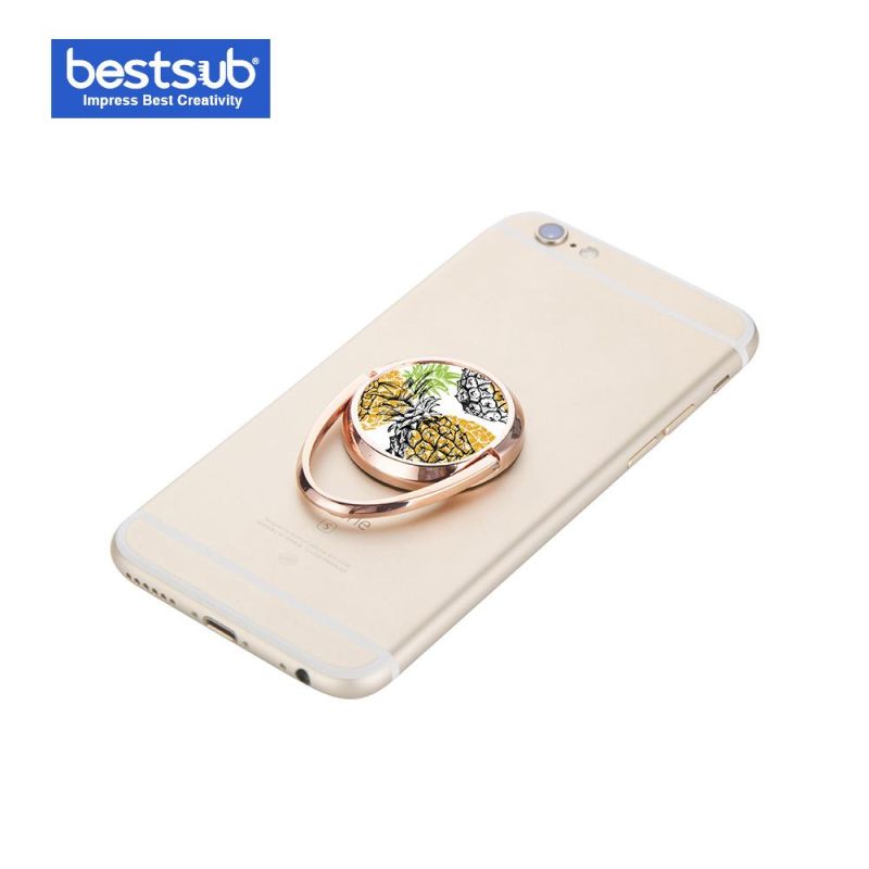 Rotating Mobile Phone Ring Holder (Rose Gold)