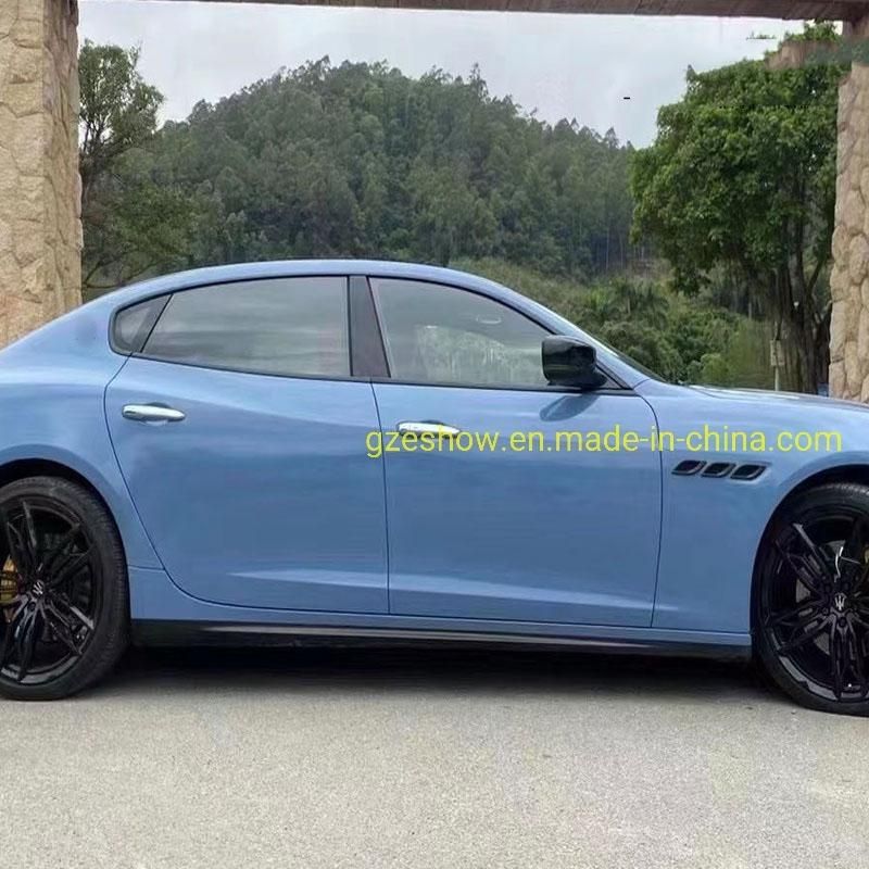 Sea Blue Car Wrapping Glossy Metallic Car Wrap Car Sticker