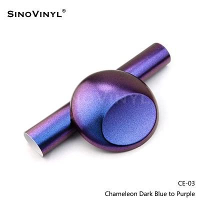 SINOVINYL Car Vinyl Gloss Chameleon Electro Air Bubble Free Vehicle Wrapping Film Vinyl Stickers