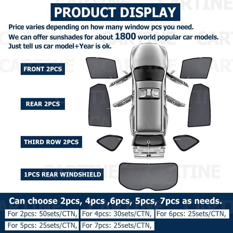 Steel Wire Framed Sunshade Frame Car Sunshade Sun Shade