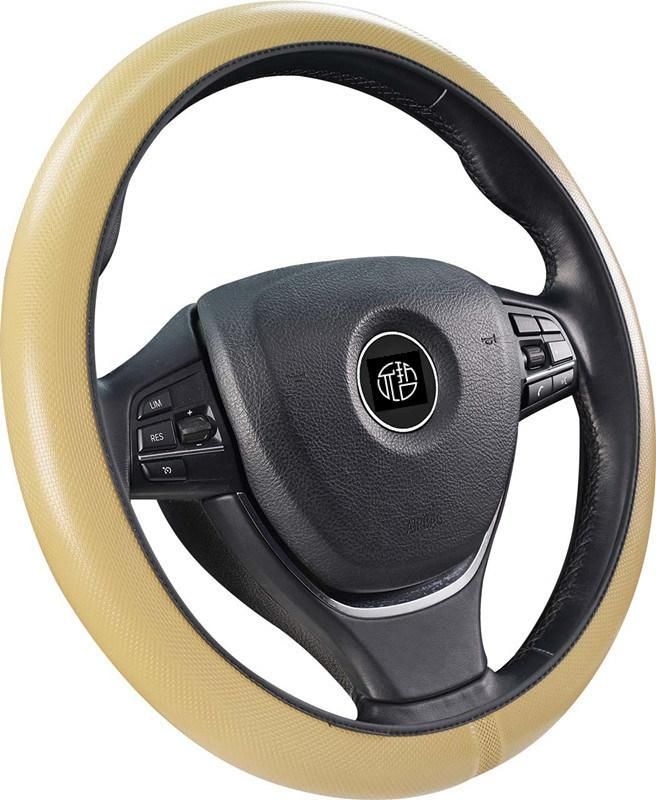 Manufacturers Wholesale Litchi Grain Abrasion Resistant Upmarket Steering Wheel Cover