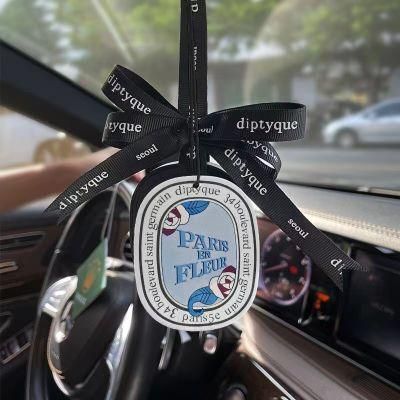 Customized Logo Scents Refresh Paper Car Air Fragrance Paper Car Perfume Hanging Custom Air Freshener Car Scent