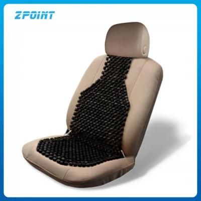 Car Accessories Black Wood Beaded Seat Cover Cushion for Massage