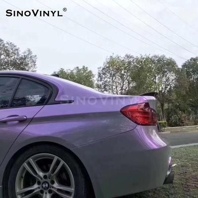 SINOVINYL Drop shipping Chameleon Candy Car Color Changing Vinyl Sticker Film