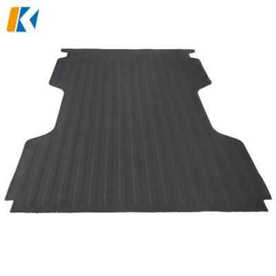 Custom Universal Black Rubber Pickup Truck Bed Mats for F150/F250/F350/Ranger/RAM 2500