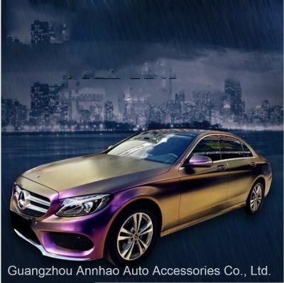 1.52*28m Full Car Wrapping Vinyl Air Bubble Wrap Chameleon Film Vinyl Wrap
