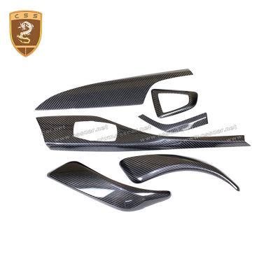 Carbon Fiber Car Door Interior Trim Strips for BMW 1 Series F20