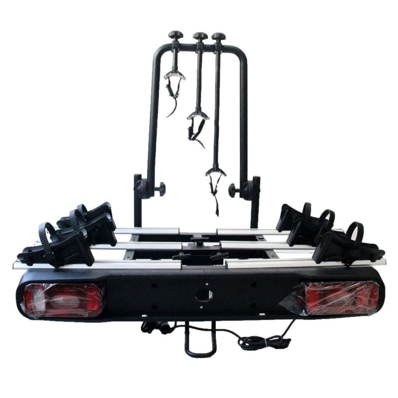 OEM Manufacturer Customizable Collapsible 3 Bikes Rear Mounted Bike Rack for Tow Hitch