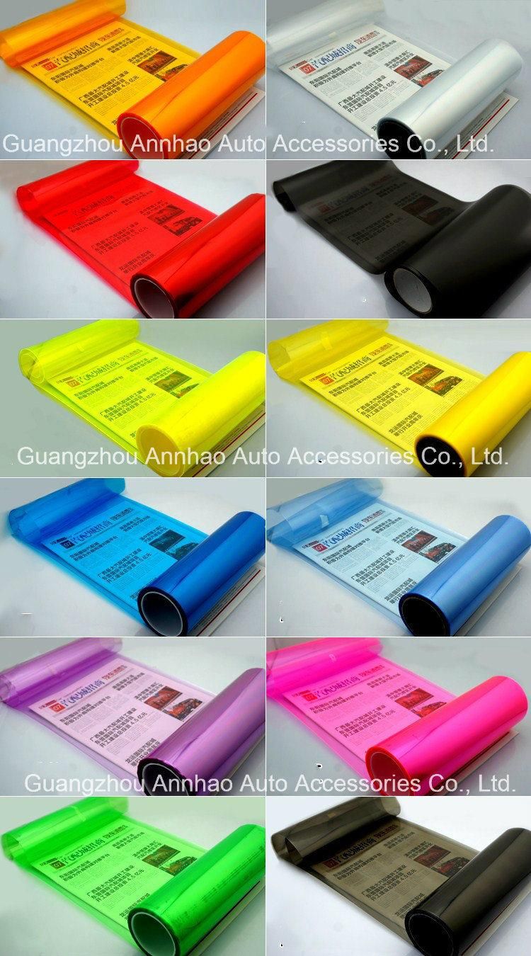 Light up Stickers Automotive Headlight Tint Car Light Protection Film