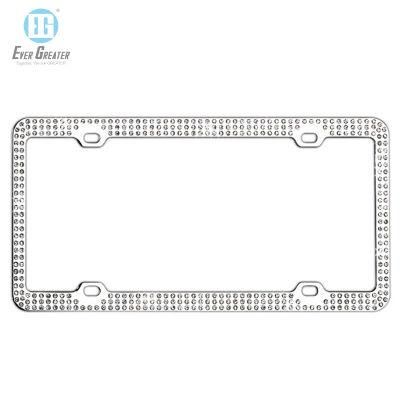 Car Bling Dealer License Plate Frame Plastic with Logo