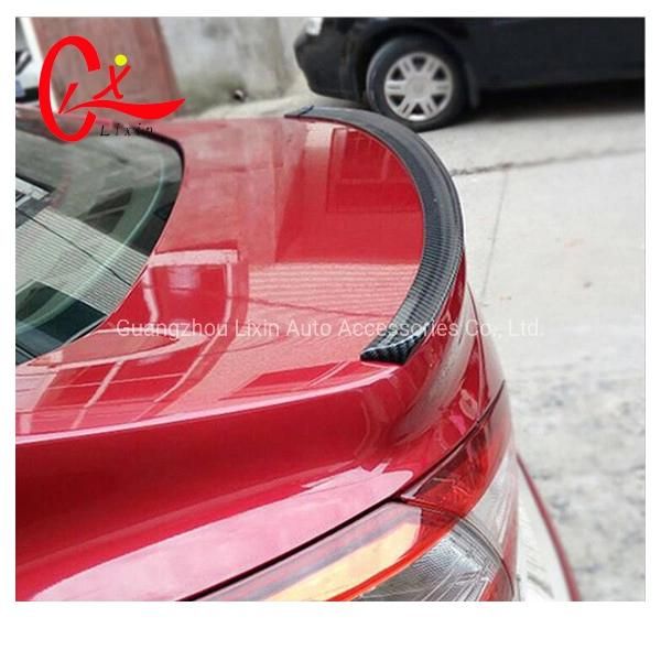 Car Carbon Fiber Rear Bumper Rubber Spoiler Roof Racing Locks