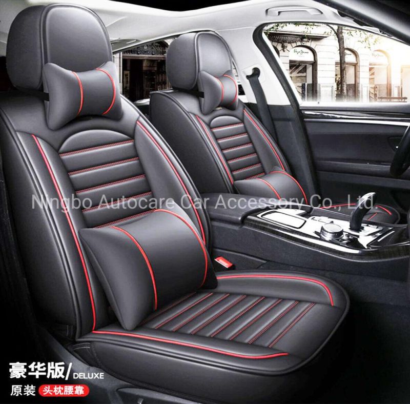 Hot Fashion Car Accessory Full Covered Car Seat Cover PVC Leather Car Seat Cushion Car Decoration Auto Spare Part