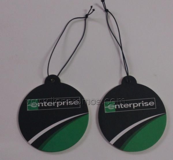 Custom Shape Trade Show Giveaways Paper Air Freshener