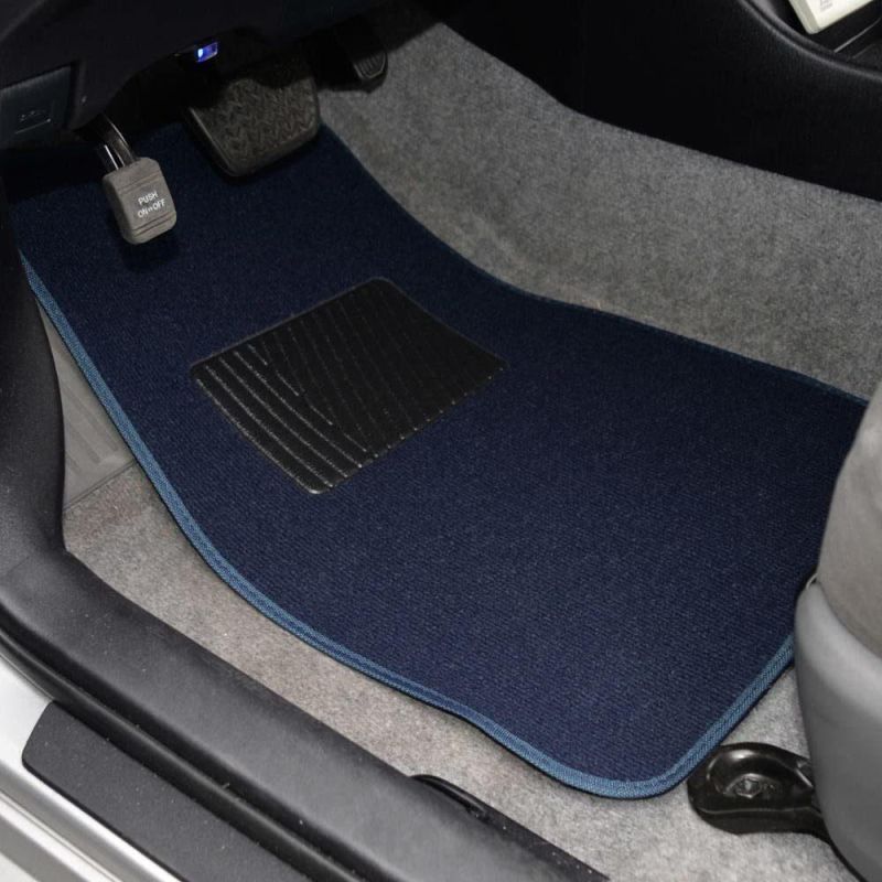 Auto Accessory Universal Fit Carpet Floor Mats Blue