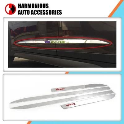 Steel Side Door Trim Stripe for Hyundai Tucson 2015 2016