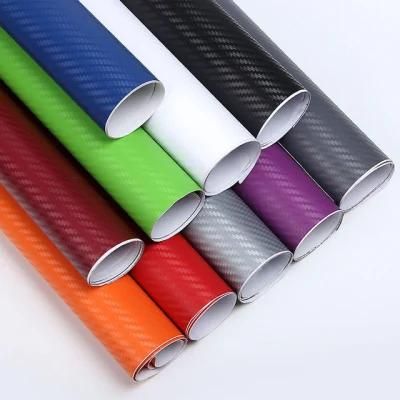 Hot Global Containers Car Wrapping Factory Price 3D Carbon Fiber Film Vinyl Auto Foil Car Body Color Change Decoration Vinyl