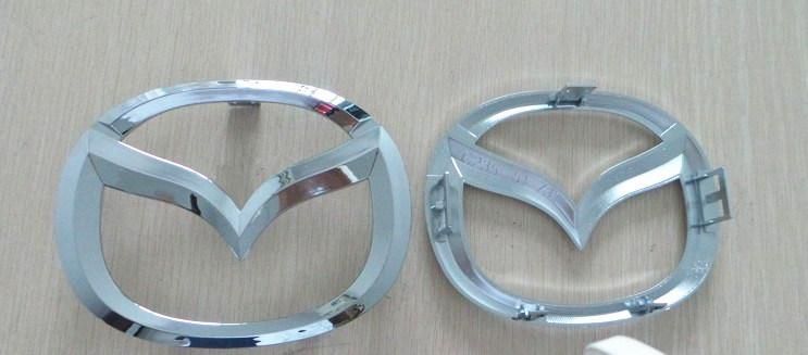 Plastic Car Logo Chrome Grille Badge Custom Car Emblems